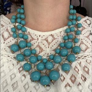 Vintage Turquoise Kate Spade Statement Necklace